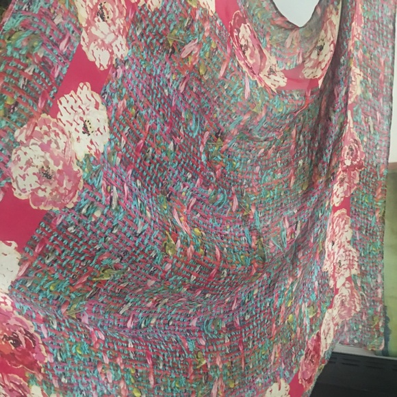 Scarf Chanel floral silk - Picture 3 of 7